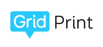 Grid print logo